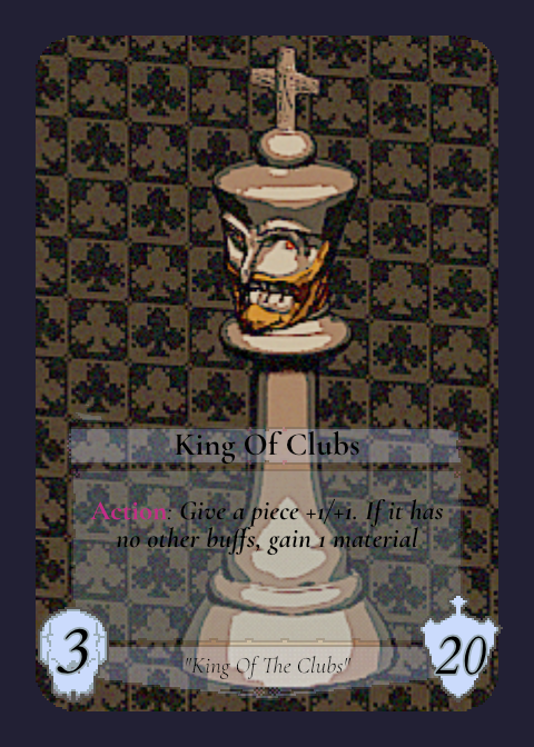 King of Clubs card