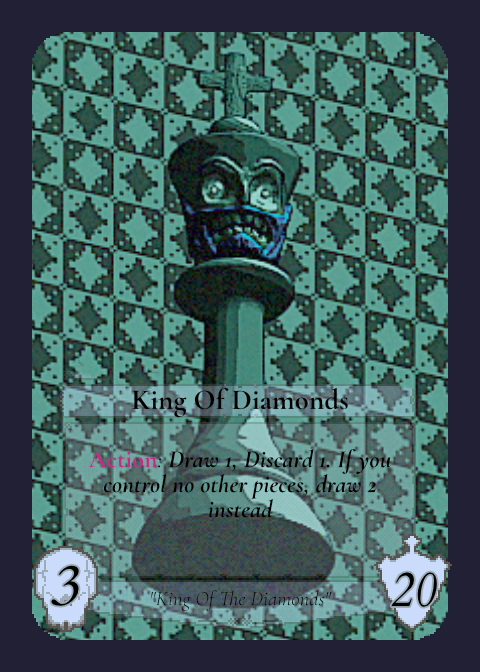 King of Diamond card