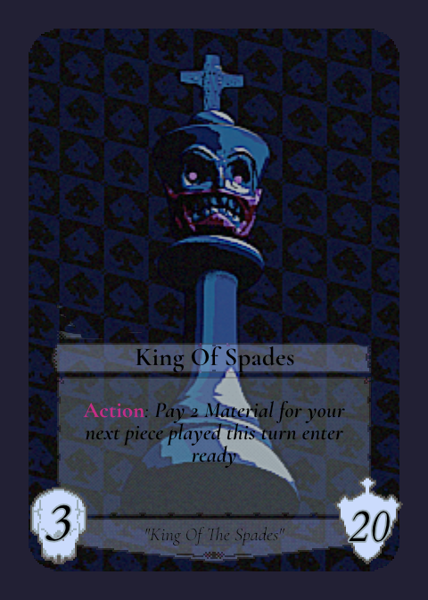 King of Spades card